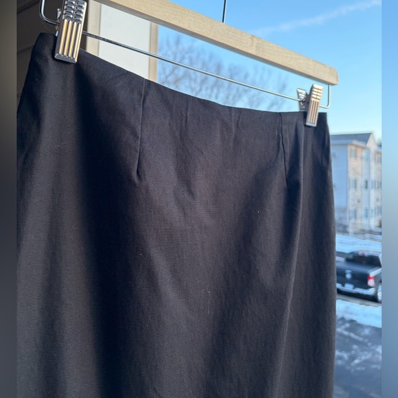 🆕 Antonio Melani Black Midi Skirt Mermaid Hem Fishtail Silhouette Lined Size 2 - Picture 7 of 13